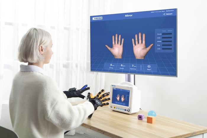 product-1-1 mirror training of stroke therapy gloves